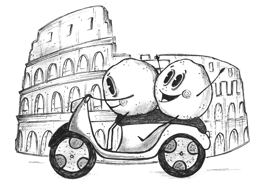 Ilustrație „Găluște romane”