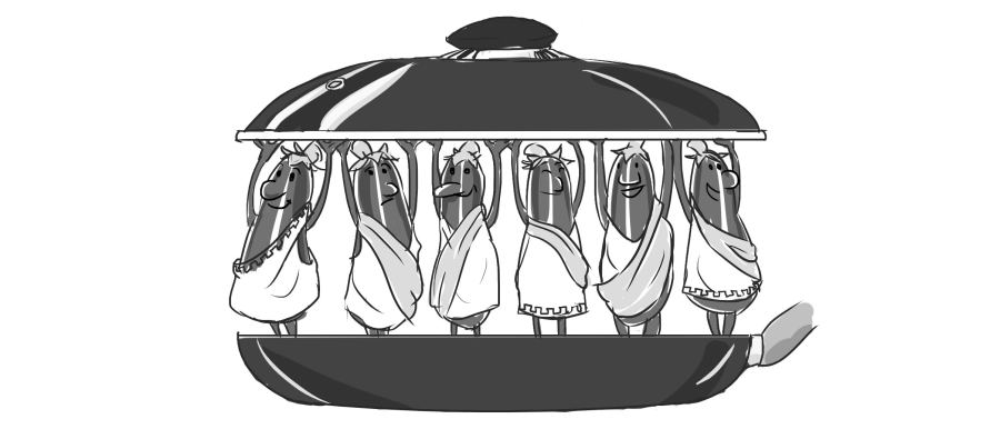 Ilustrație „Vinete grecești”