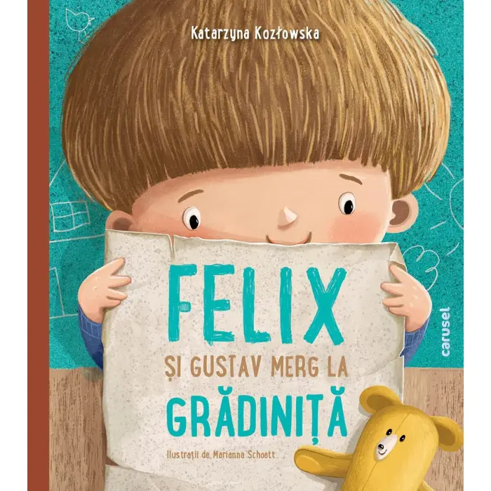 Coperta cărții „Felix și Gustav merg la grădiniță”